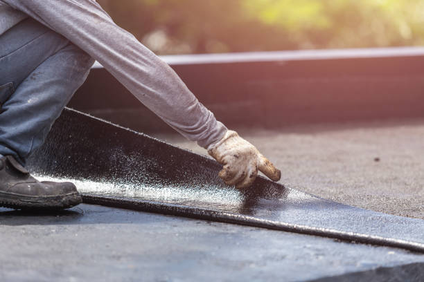 Professional Basement Waterproofing technician working in Spring Park, MN
